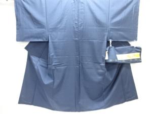 未使用品　本場泥大島紬男物着物（キングサイズ）